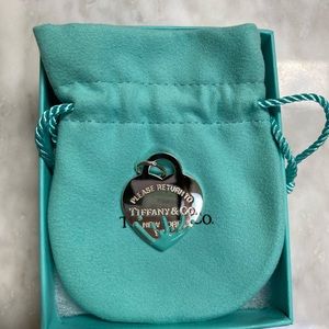 Sterling silver blue enamel finish